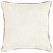 Catania Mesta Blue and Gray Square Accent Pillow