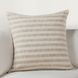 Villa Classics Linna Ivory and Natural Square Accent Pillow