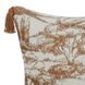 Villa Classics Stonework Clay Square Accent Pillow