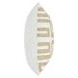 Villa Classics Mateo Metallic Gold and Ivory Square Accent Pillow