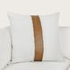 Villa Classics Steam Ivory and Dumont Square Accent Pillow
