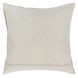 Radiant Oasis Meru Hide Tan and White Square Accent Pillow