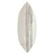 Radiant Oasis Meru Hide Tan and White Square Accent Pillow