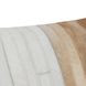 Radiant Oasis Meru Hide Tan and White Square Accent Pillow