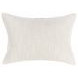 Radiant Oasis Lira Natural and Silver Rectangular Accent Pillow