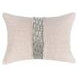 Radiant Oasis Lira Natural and Silver Rectangular Accent Pillow