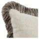 Radiant Oasis Nola Natural and Black Square Accent Pillow
