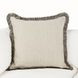 Radiant Oasis Nola Natural and Black Square Accent Pillow