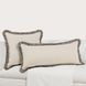 Radiant Oasis Nola Natural and Black Rectangular Accent Pillow