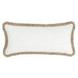 Radiant Oasis Cara Ivory and Natural Rectangular Accent Pillow