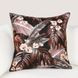 Radiant Oasis Makana Brown Square Accent Pillow