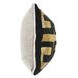 Radiant Oasis Dala Black and Gold Rectangular Accent Pillow