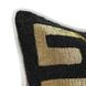 Radiant Oasis Dala Black and Gold Rectangular Accent Pillow