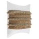 Radiant Oasis Safi Ivory and Natural Square Accent Pillow