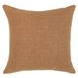 Fable Cognac Brown Square Accent Pillow