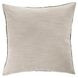 Gratitude Ganache Brown Square Accent Pillow