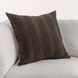 Gratitude Ganache Brown Square Accent Pillow