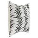 Radiant Oasis Alula Black and White Square Accent Pillow