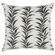Radiant Oasis Alula Black and White Square Accent Pillow