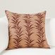 Radiant Oasis Alula Sienna and Burgundy Square Accent Pillow