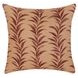 Radiant Oasis Alula Sienna and Burgundy Square Accent Pillow