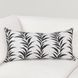 Radiant Oasis Alula Black and White Rectangular Accent Pillow