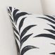 Radiant Oasis Alula Black and White Rectangular Accent Pillow
