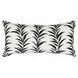 Radiant Oasis Alula Black and White Rectangular Accent Pillow