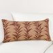 Radiant Oasis Alula Sienna and Burgundy Rectangular Accent Pillow