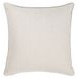 Radiant Oasis Zelo Natural and Gold Square Accent Pillow