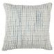 Equilibrium Trona Blue and Ivory Square Accent Pillow