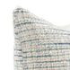 Equilibrium Trona Blue and Ivory Square Accent Pillow