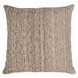 Equilibrium Beryl Cocoa Brown Square Accent Pillow