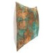 Equilibrium Onara Turquoise Copper Square Accent Pillow
