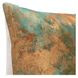 Equilibrium Onara Turquoise Copper Square Accent Pillow