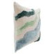 Equilibrium Inertia Blue and Cream Square Accent Pillow