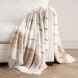 Throws Albedo Ivory and Rust Throw