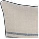 Novel Estate Newport Natural and Navy Square Accent Pillow