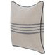 Novel Estate Newport Natural and Navy Square Accent Pillow