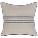 Novel Estate Newport Natural and Navy Square Accent Pillow