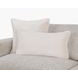 Novel Estate Taiga Faux Fur Ivory Square Accent Pillow