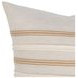 Novel Estate Lyndhurst Natural and Beige Square Accent Pillow