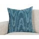 Novel Estate Hildene Chambray Blue Square Accent Pillow