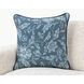 Novel Estate Davenport Denim Blue Square Accent Pillow