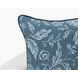 Novel Estate Davenport Denim Blue Square Accent Pillow
