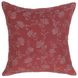 Novel Estate Rosecliff Burgundy Red Square Accent Pillow