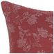 Novel Estate Rosecliff Burgundy Red Square Accent Pillow