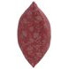 Novel Estate Rosecliff Burgundy Red Square Accent Pillow