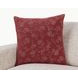 Novel Estate Rosecliff Burgundy Red Square Accent Pillow