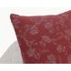 Novel Estate Rosecliff Burgundy Red Square Accent Pillow